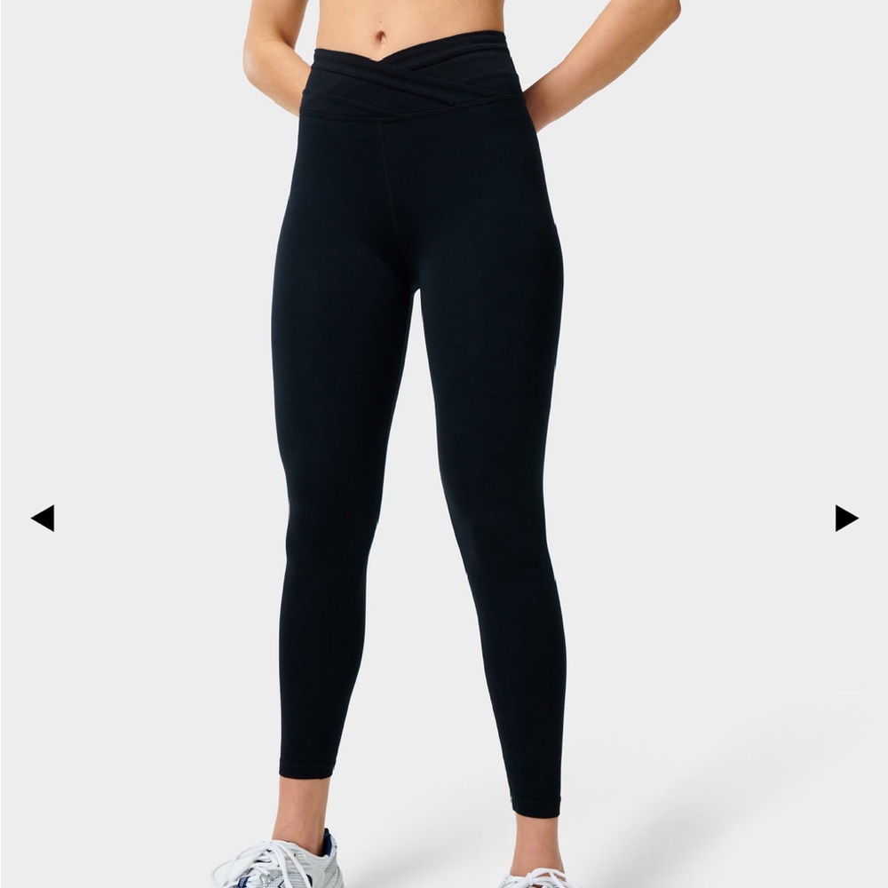 Sweaty Betty All Day Wrap Waist 7/8 Leggings Medium